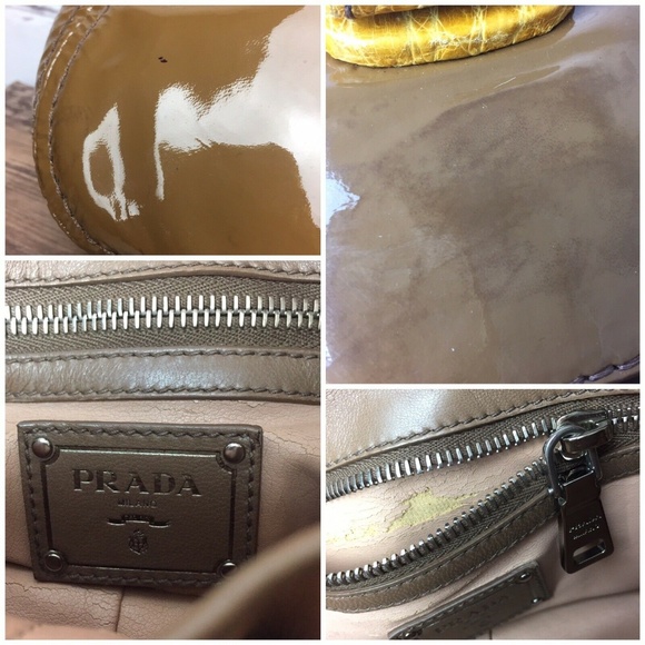 Prada Pattina Sottospalla Patent Leather Bag - Picture 9 of 10